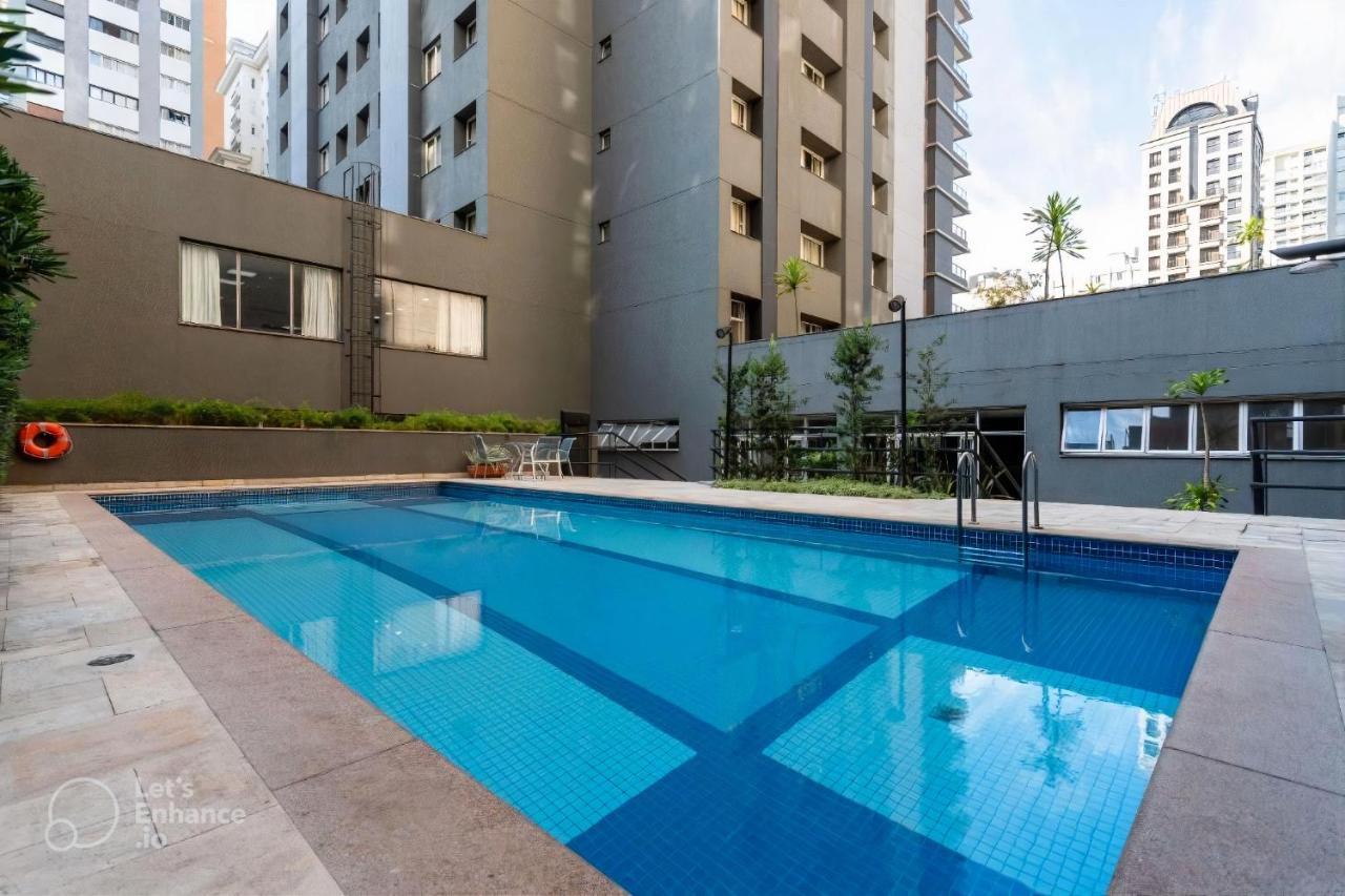 Flat Particular Em Hotel 4 Estrelas Av Paulista Sao Paulo Bagian luar foto